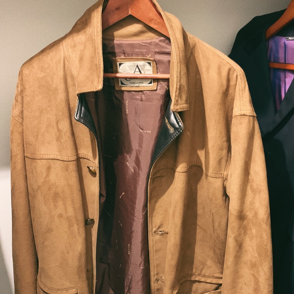 Armani Collezioni (A Collezioni) suede Car coat 50